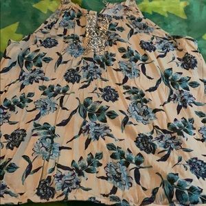 Loft sleeveless floral top